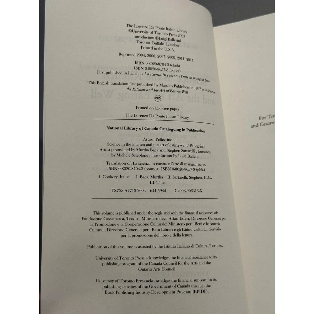 Science in the Kitchen And The Art Of Eating Well Paperback